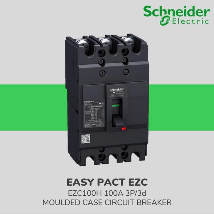 schneider easypact mccb ezc100h 63a / 63 a 3p 40KA mccb