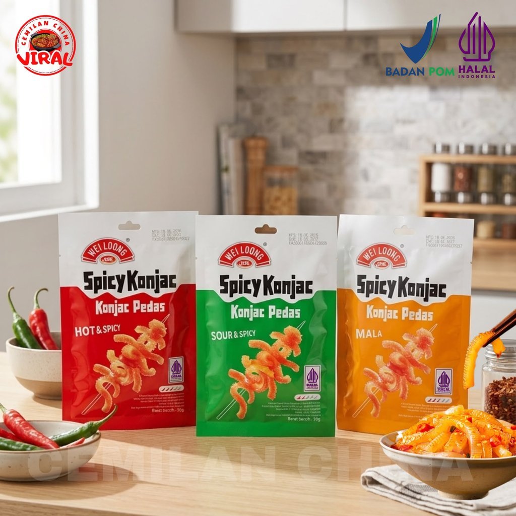 [HALAL][BPOM]WEILONG/konjac/weilong konjac/konjac spicy/50g