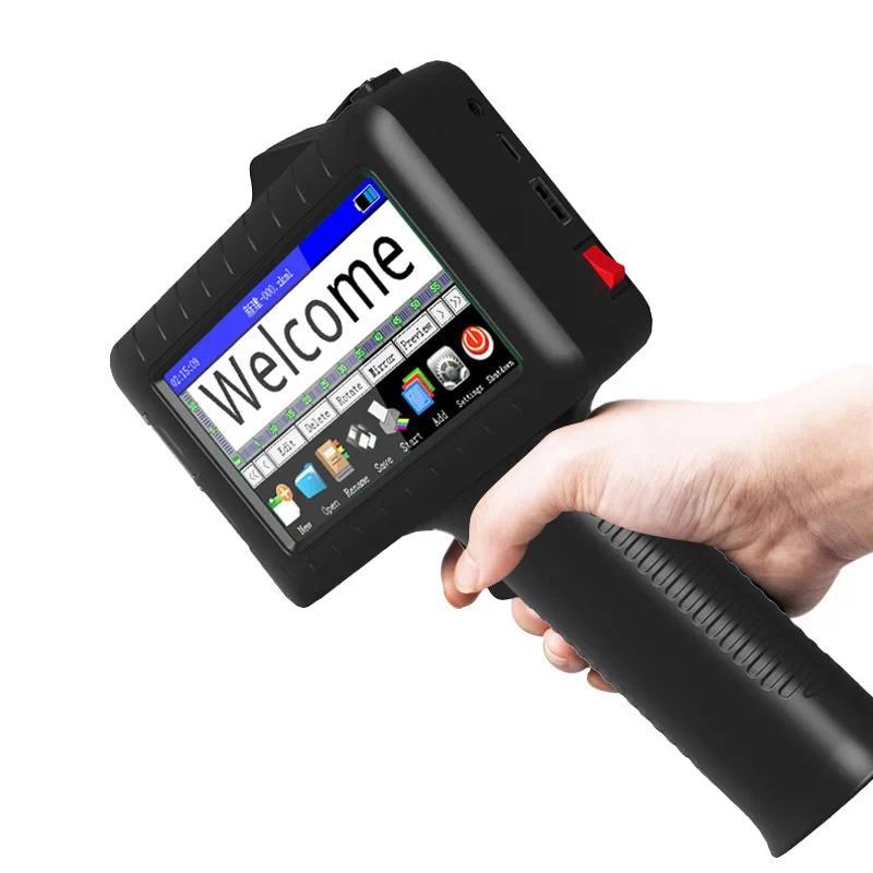 Handheld Inkjet Printer  Portable Handheld Batch Coding Machine Handheld Printer Portable Mini Inkje