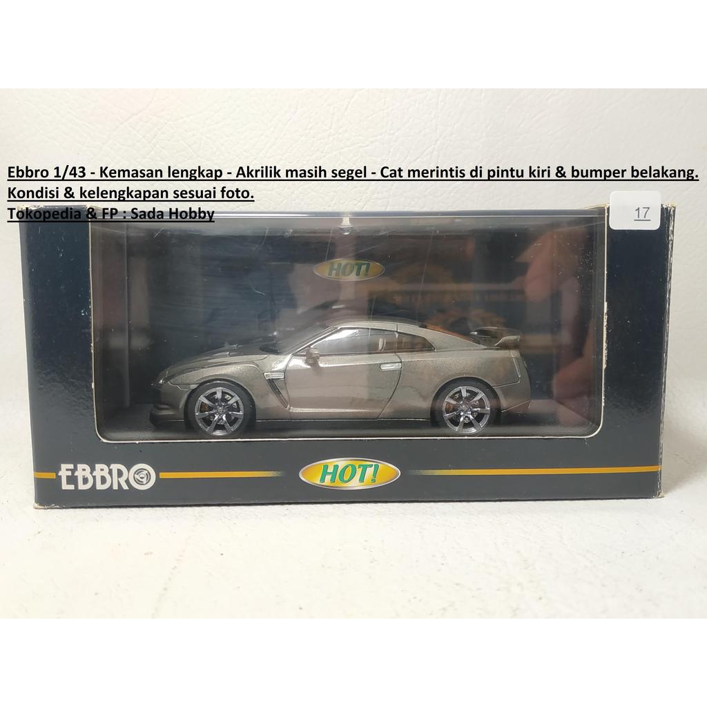 Ebbro 1/43 Nissan GT-R R35 2007 Titanium Gray