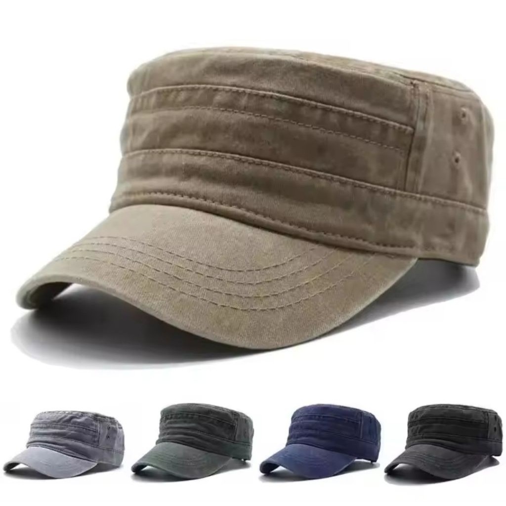Topi Komando Denim Xo Command Hat Fashion Pria Wanita Distro Premium Kekinian