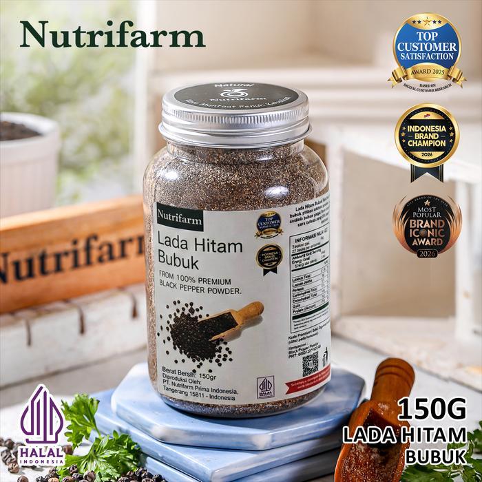 LADA HITAM BUBUK BIJI KASAR BUBUK KASAR ORGANIK 150G BUBUK HALUS