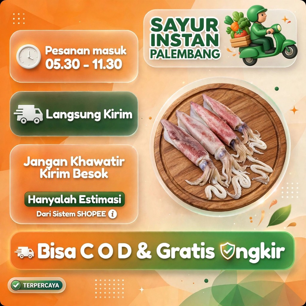 Cumi Segar Fresh - Sayur Instan Palembang