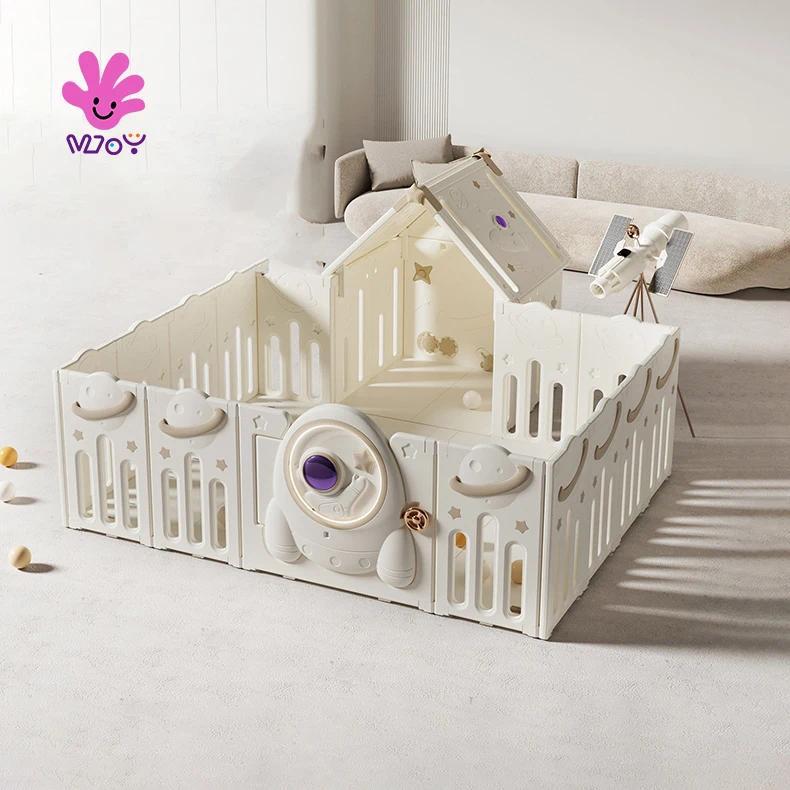 Sturdy Holding Pagar Main Anak Baby Playpens Panel Toddler Fence