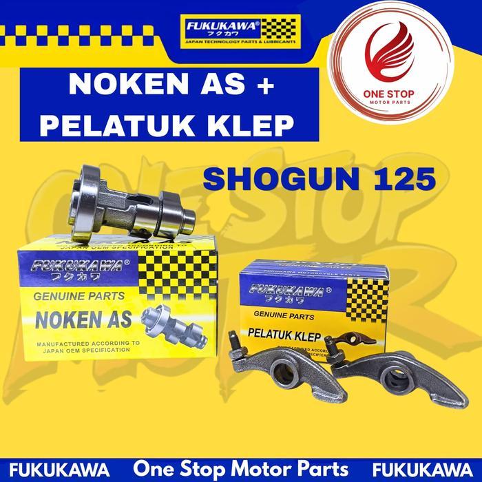 Promo Paket Komplit Noken As dan Pelatuk Klep Set Shogun 125  Original Ori Asli Fukukawa - NOKEN AS 