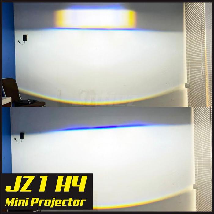 Lampu LED H4 Mini Lens JZ1 H4 - Biled Mini Projie JZ1 H4 - Putih