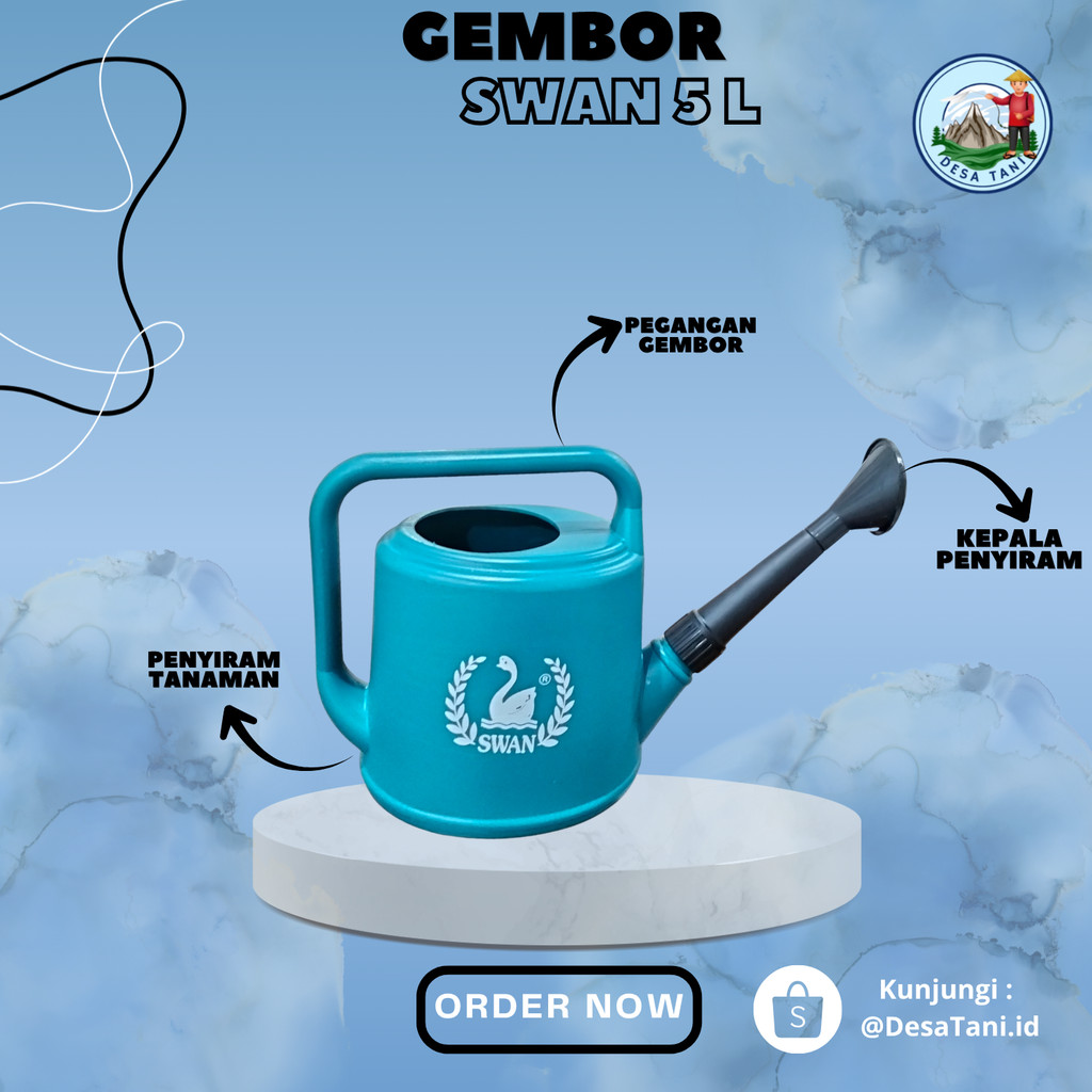 GEMBOR PENYIRAM TANAMAN ORIGINAL SWAN 5L