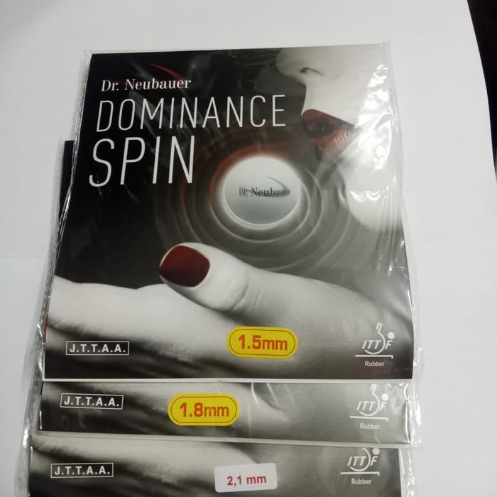 KARET TENIS MEJA DR NEUBAUER DOMINANCE SPIN ORIGINAL - Hitam, 2.1