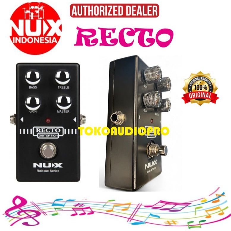 Nux Recto Distortion Efek Gitar Distorsi