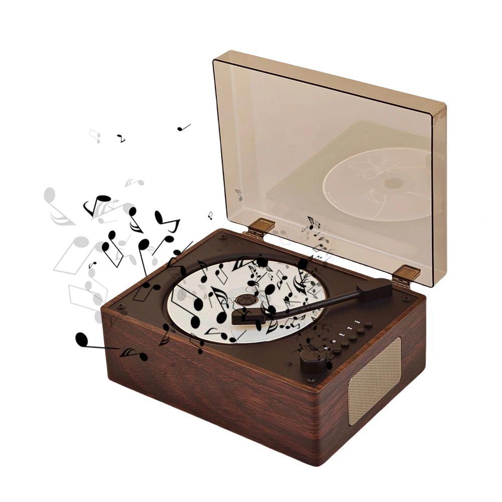 Retro CD Player Rechargeable Support CD BT USB 35mm AUX Portable CD Player BluetoothCompatible 50 De