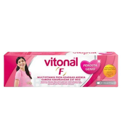 Vitonal F Multivitamin Zat Besi Vitamin Mineral Ibu Hamil Menyusui