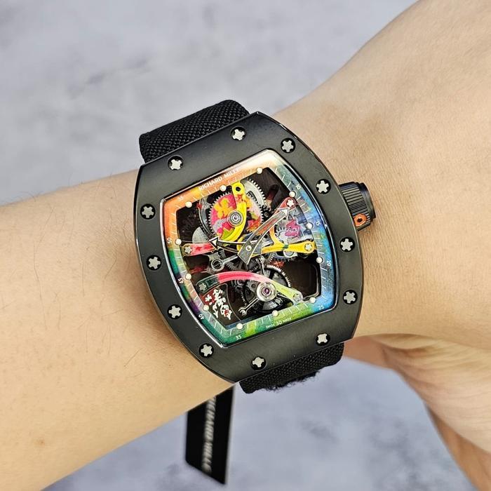 anitajayaabadi Jam tangan Automatic Swiss Tourbillon RM 68-01 Kongo Sapphire fullset