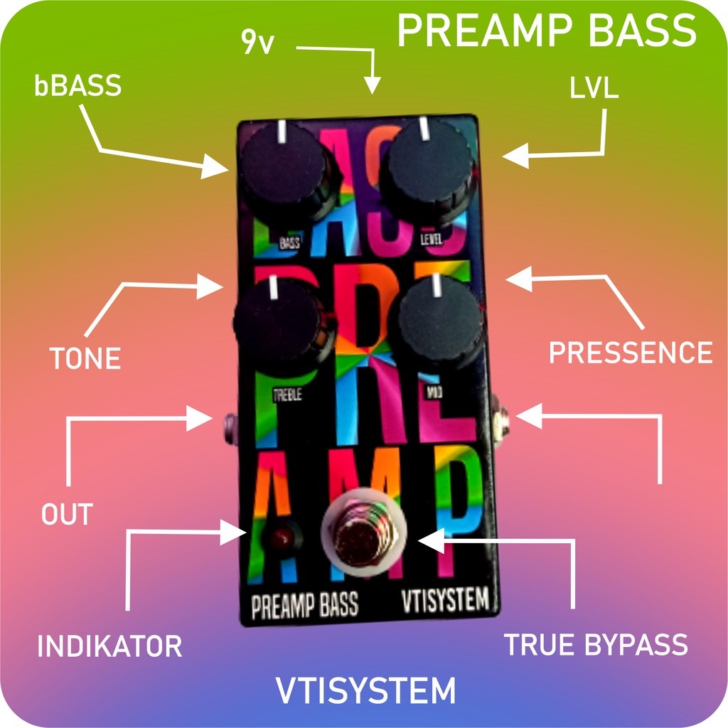 ARDIOSHOP Efek Bass Preamp - Preamp Bass Termurah Premium VTISYSTEM