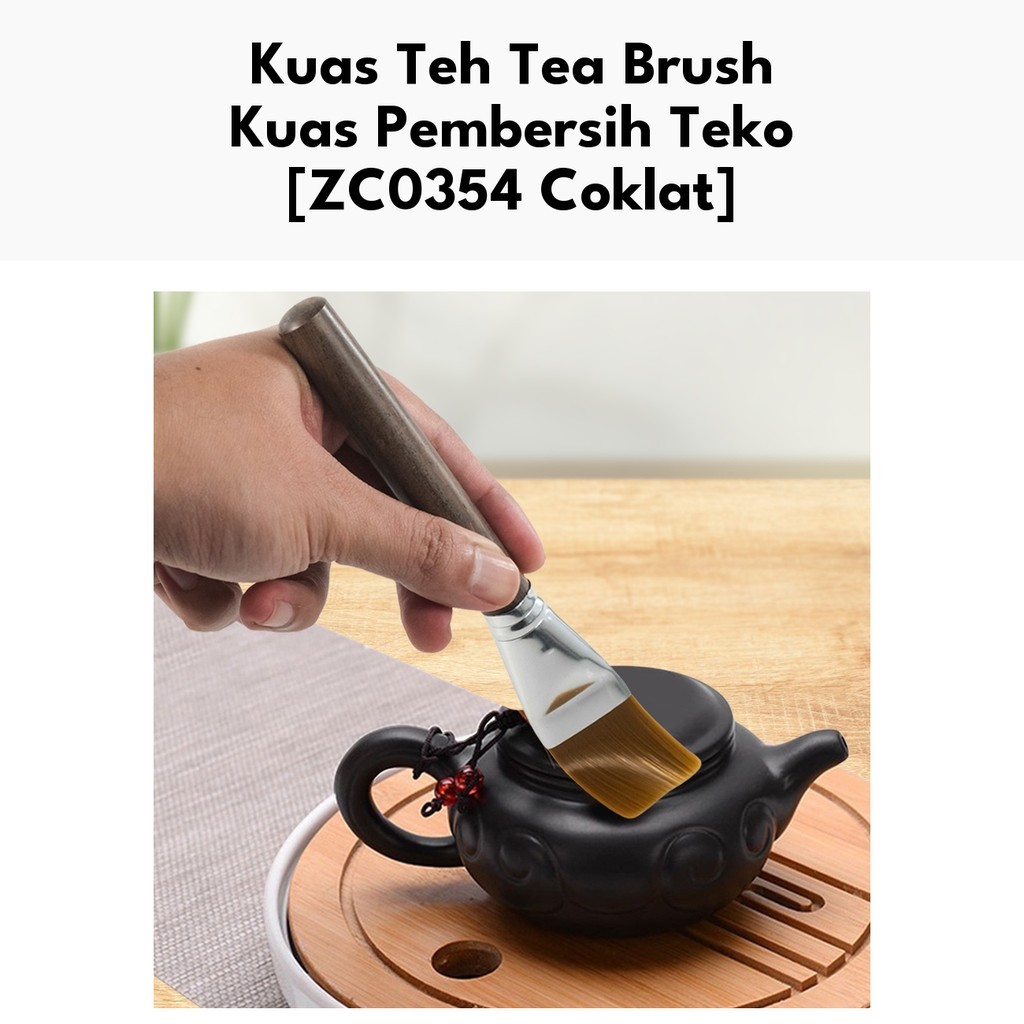 Kuas Teh Tea Brush Kuas Pembersih Teko Poci Alat Seduh Teh Gongfu Tea Set Meja Teh Praktis