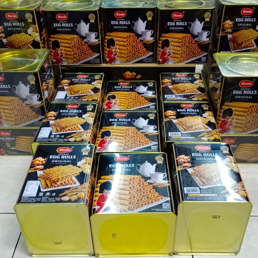Biskuit monde Serena Egg Roll 600gr 600/Biskuit Monde Egg RollSnack3putri