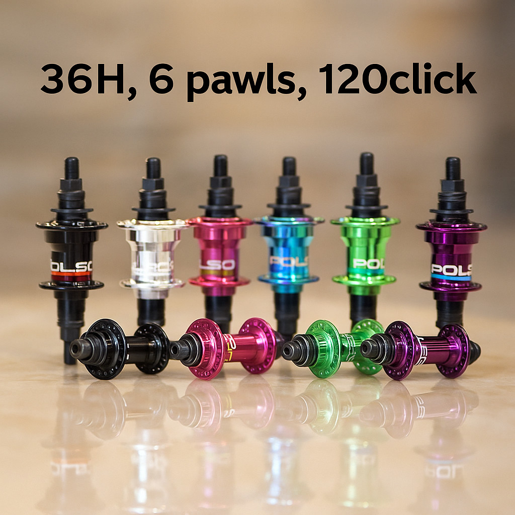 Polso Hub Freehub Sepasang BMX Female Axle COG Gear 9T 10x110 36 Hole 6 Pawls Tawon 36H Suara Jangkr