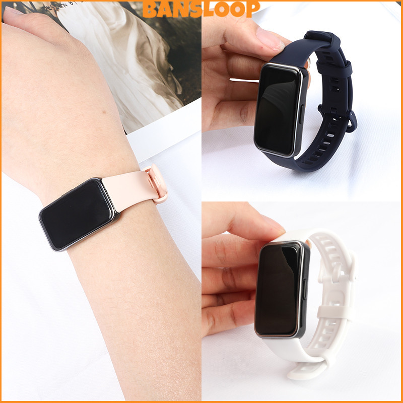 Sport Silicone Strap for Huawei Band 10 /Huawei Band 9 /Huawei Band 8 /Huawei Band 7 /Huawei Band 6 