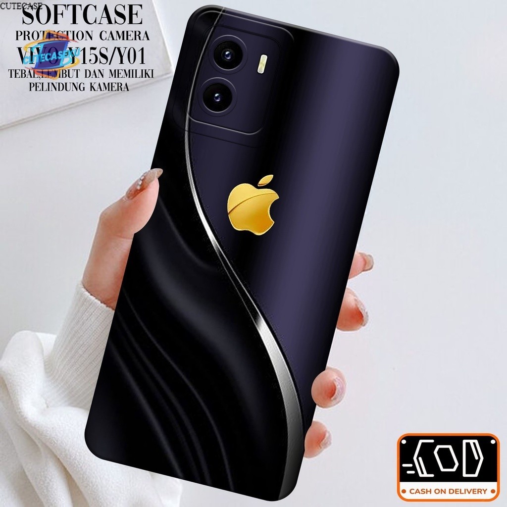 Case Hp Vivo Y15S/Y01 Terbaru- Soft Macaron Pro Camera - Softcase Vivo Y15S/Y01 Terbaru - Casing Viv