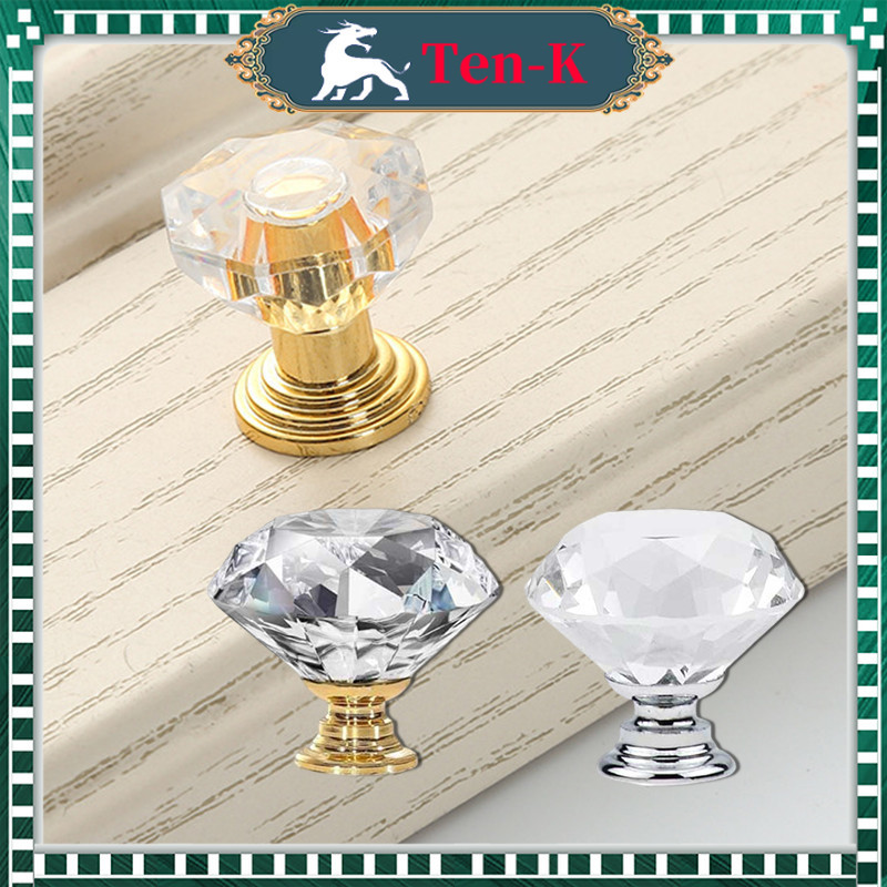 Tarikan Laci Kristal Diamond Berlian / Kristal Drawer Knob / Handle Pintu Laci Knob