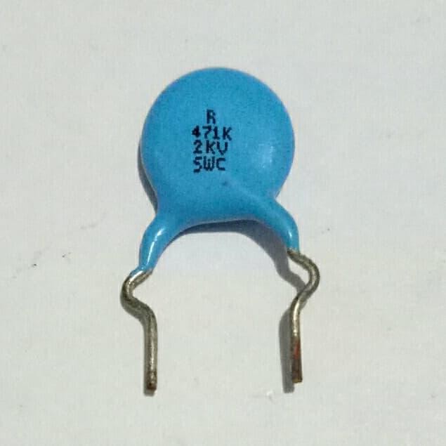 (BACA DESKRIPSI) KAPASITOR CERAMIC 471K 2KV 471k 2KV