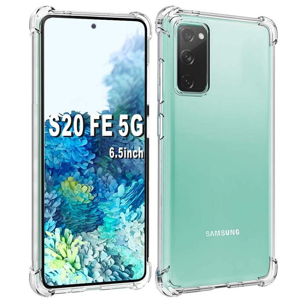 CASE SAMSUNG S20 FE SOFTCASE ANTICRACK AIRBAG CASING TRANSPARANT ANTI SHOCK