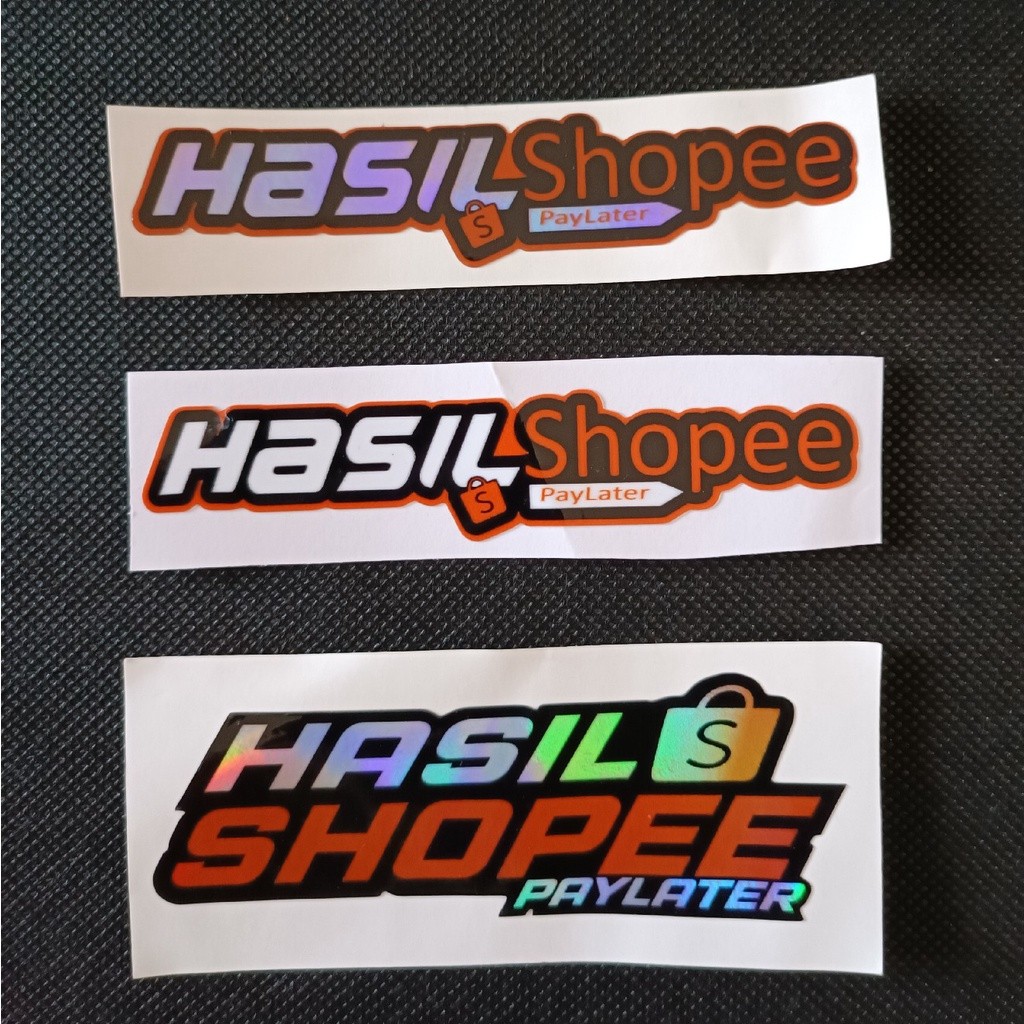 Stiker Shopeepaylater Stiker Lucu Stiker Kata Kata Stiker Hologram Stiker Print Cutting Stiker Shope