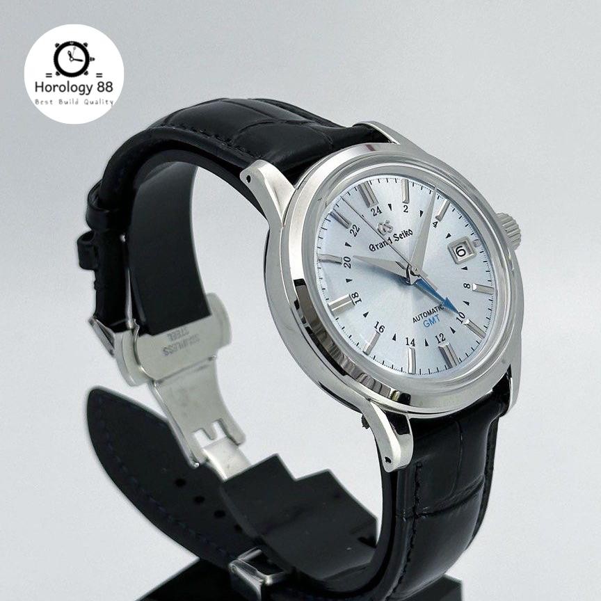 Seiko Custom Grand Seiko Ice Blue GMT NH34 Automatic