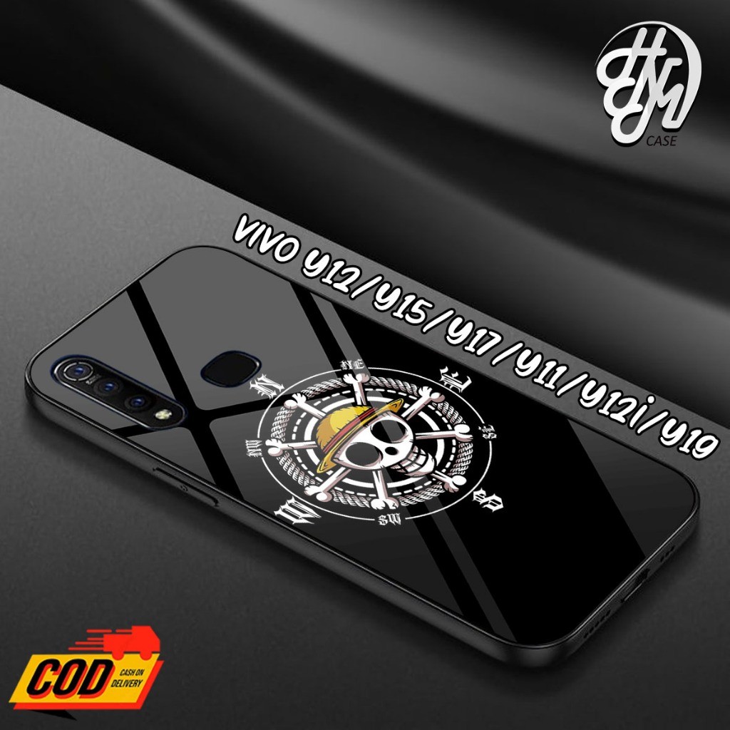 Casing Hp Untuk Vivo Y12 / Y15 / Y17 / Y11 2019 / Y12i / Y19 - Fashion Anime One Piece Case Murah Ha