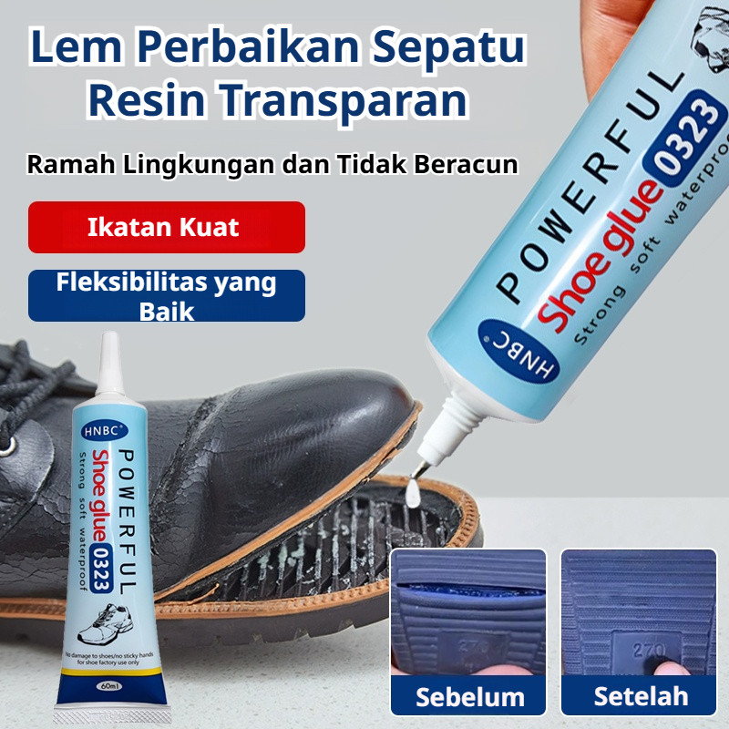 Diskon 20% | Beli 1 Gratis 4 [Perekat Transparan Kuat Lem Sepatu Yang Diformulasikan Khusus, Tahan L