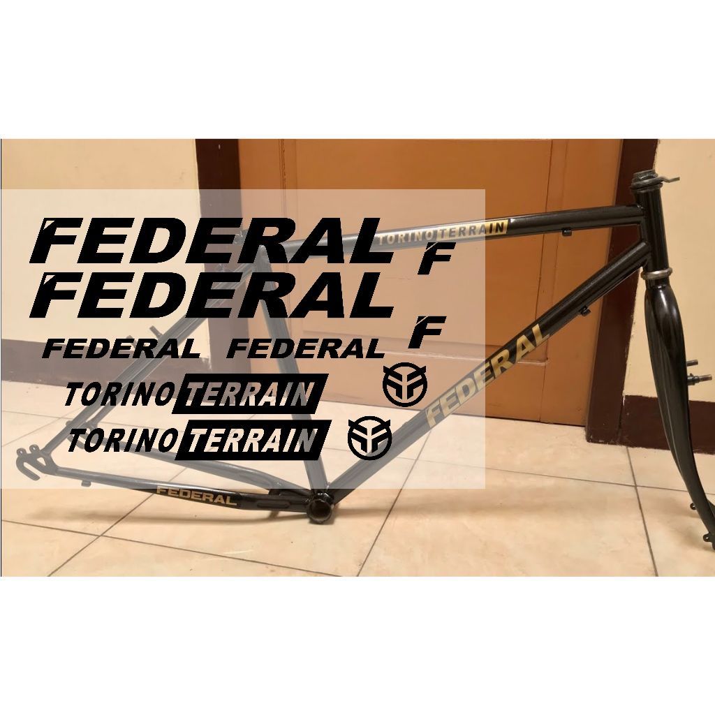 cutting stiker sepeda federal torino terrain