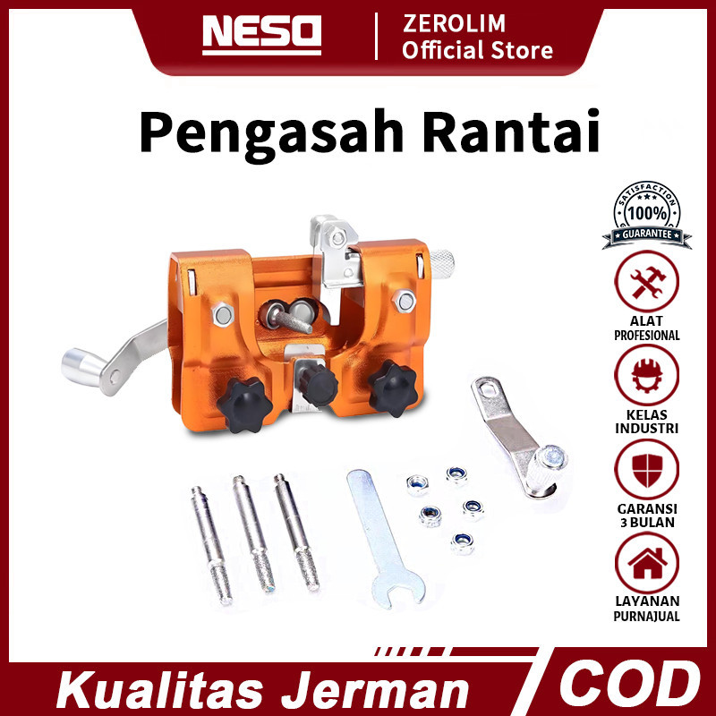 Hunian Decor NEW NESO JERMAN Pengasah Rantai Gergaji Aluminium （COD）/ Alat Pengasah Rantai Gergaji A