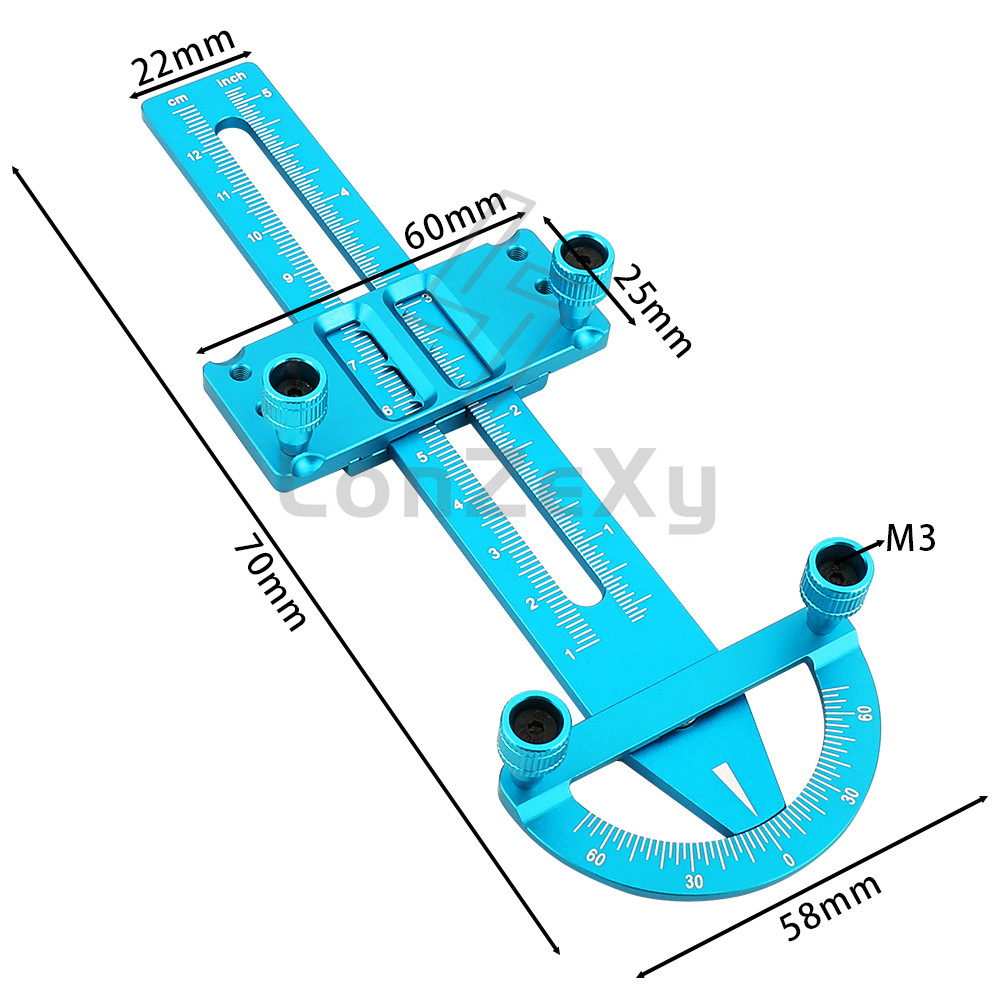 RC Car Metal Shock Absorber Ruler Shock Synronizer RC Car Tool Range 12cm For 1/8 1/10 1/12 1/16 1/1