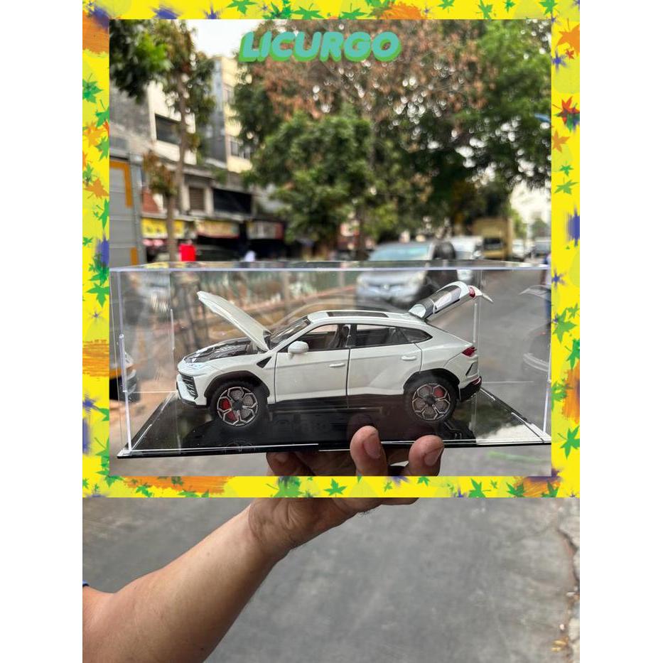 Diorama Bengkel Akrilik Tempat Pajangan Diecast Mobil - Akrilik 1:24
