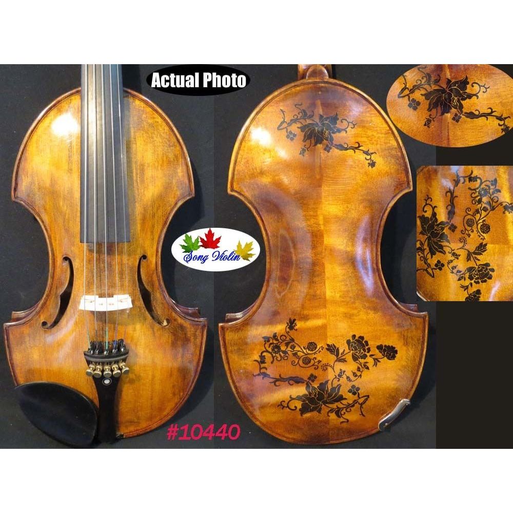 Baroque style SONG Brand Maestro drawing violin 4/4,good sound #10440