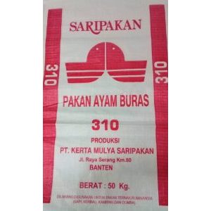 Nusaps - Pur Pakan Ayam Buras 310 Saripakan Protein 15% Repack 1kg - Voer Pakan Ternak Ayam Kampung 