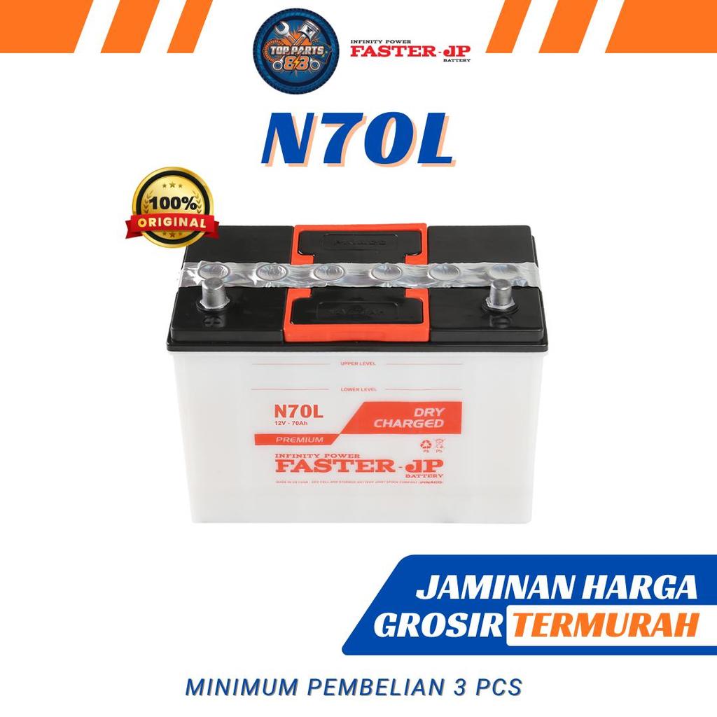 Faster JP Aki Mobil N70L 12V 70Ah Aki Basah