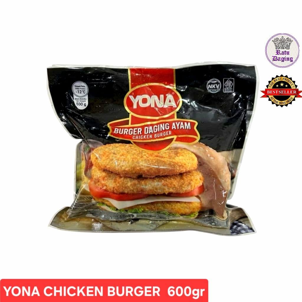 Yona Chicken Burger 600gr Yona Burger Chicken