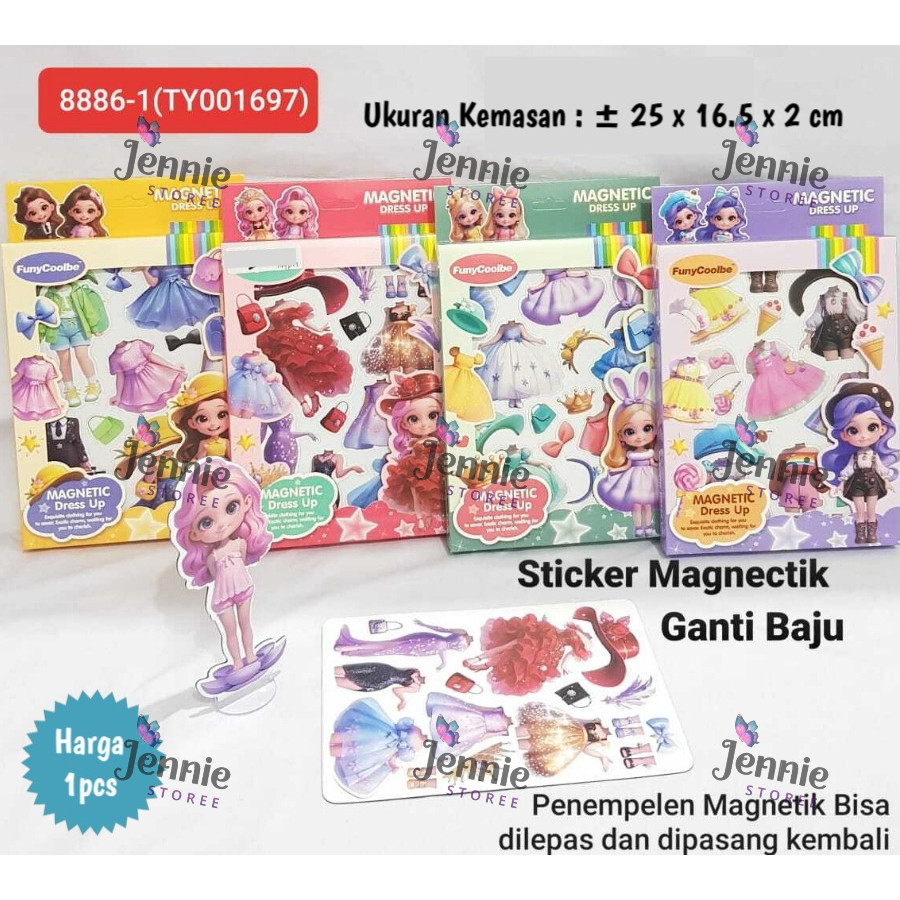 Mainan Magnetic Doll Kimmi And Friends / Mainan Boneka Magnetic