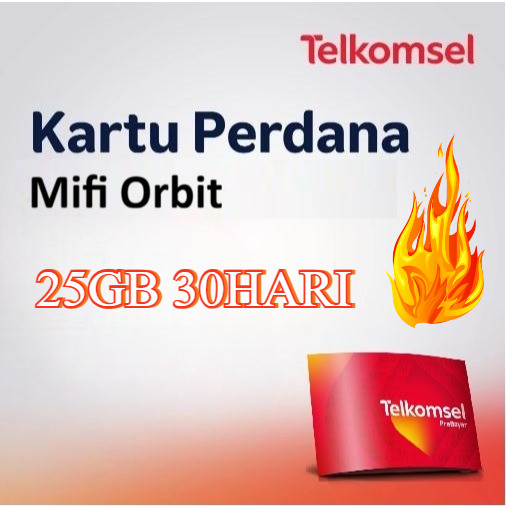 Perdana Modem Wifi Mifi Orbit H1 H2 N1 N2 N3 25GB  30hari / 150GB 6 Bulan