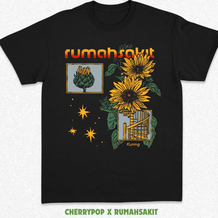 T-Shirt Band Rumahsakit x CherryPop | Kaos Musik Unisex Katun Premium S-XXXL COD