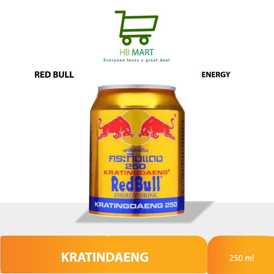 REDBULL GOLD 250ML KRATINGDAENG KEMASAN KALENG 250ML