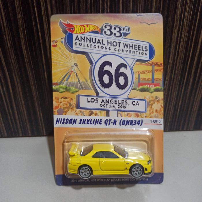 Hot Wheels - Nissan Skyline GT-R BNR34 R34 Kuning Convention