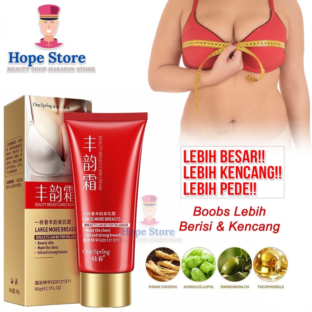 Hope Store - One Spring Breast Cream Pembesar Pengecang Payudara Natural ORIGINAL
