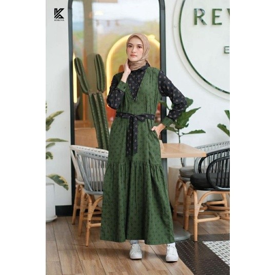 READY  AURORA MONO DRESS BY KORINA