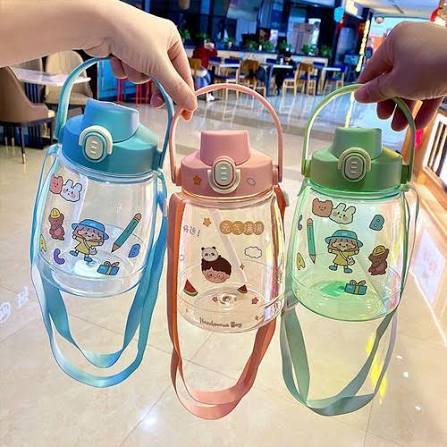 BOTOL MINUM GEMOY BENING 1,2L TUMBLER GEMOY VIRAL TALI / TEMPAT MINUM GEMOY BENING Botol air plus Ta