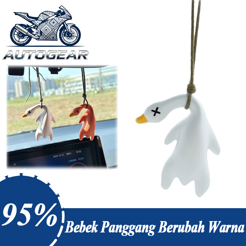 -AUTOGEAR- Bebek Panggang Berubah Warna,Mainan Gantungan Kunci Bebek Panggang,Bebek Kreatif Gantunga