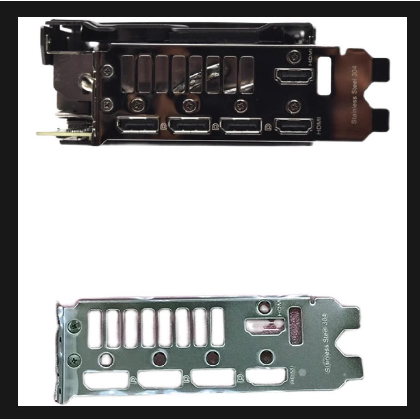 IO I/O Shield Back Plate BackPlate BackPlates Blende Bracket For ASUS TUF-RTX3090-O24G-GAMING
