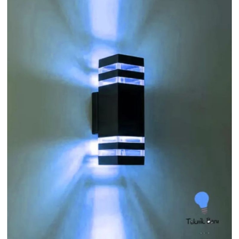 lampu hias dinding taman cafe teras (pvc)