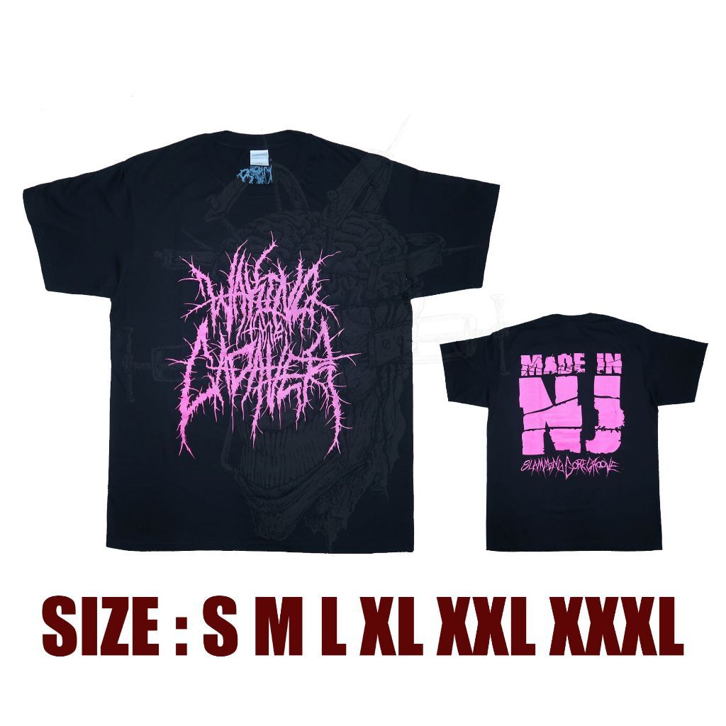 ORIGINAL & BERLISENSI - T-SHIRT -WAKING THE CADAVER - MADE IN MJ SLAMMING GORE GROOVE - LOGO | SLAM/