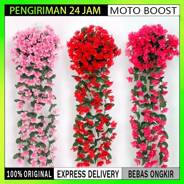 BUNGA JUNTAI DAISY / BUNGA GANTUNG JUNTAI SAKURA / BUNGA ARTIFICIAL - BUNGA HIAS DINDING